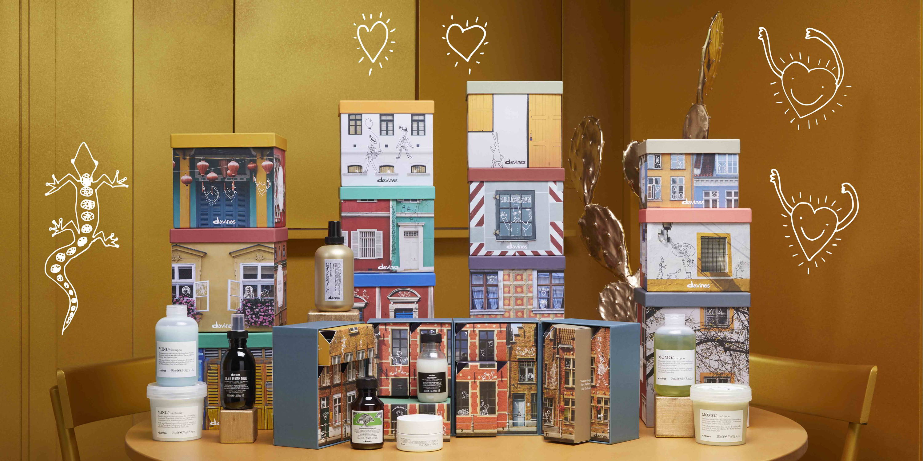 SalonExclusive Holiday Hair Care Gift Boxes Davines